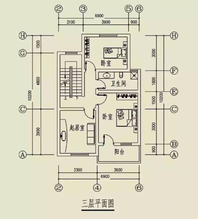 不怕宅基地小，推薦三款開間只有7米的農村自建房設計圖，經濟實用，還帶車庫