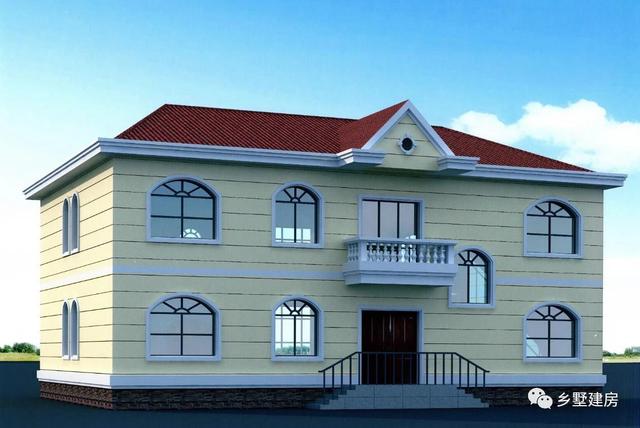 三款造型時(shí)尚亮麗的農(nóng)村別墅設(shè)計(jì)圖，超大客廳還有堂屋，造價(jià)不到30萬