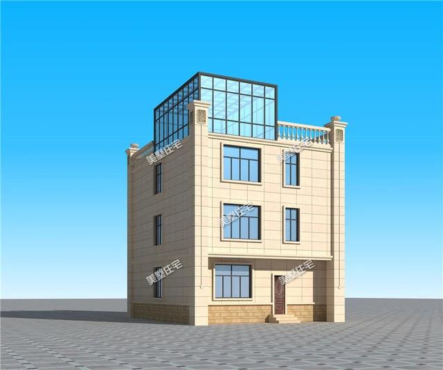 3款適合占地不過百的別墅設計圖戶型，小宅基地大夢想，時尚外觀主打溫馨