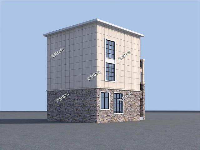 3款適合占地不過百的別墅設計圖戶型，小宅基地大夢想，時尚外觀主打溫馨