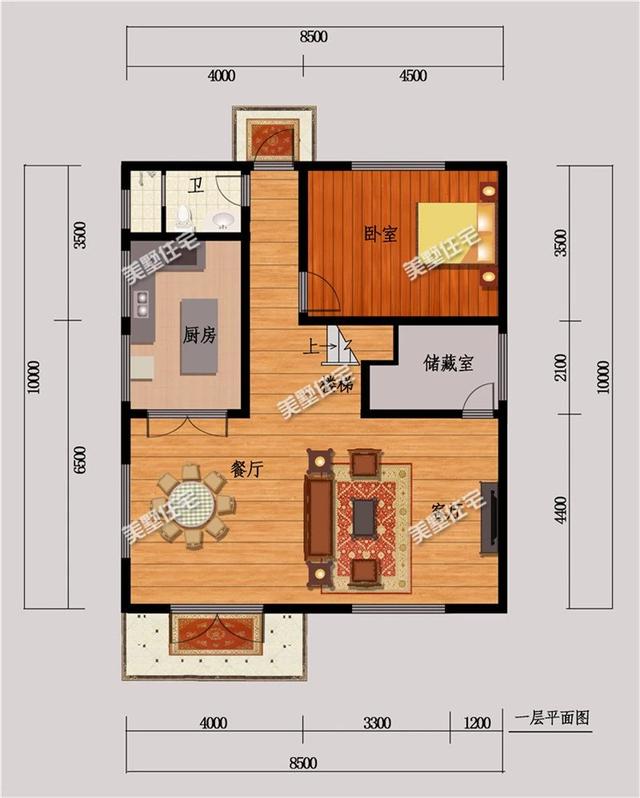 3款適合占地不過百的別墅設計圖戶型，小宅基地大夢想，時尚外觀主打溫馨