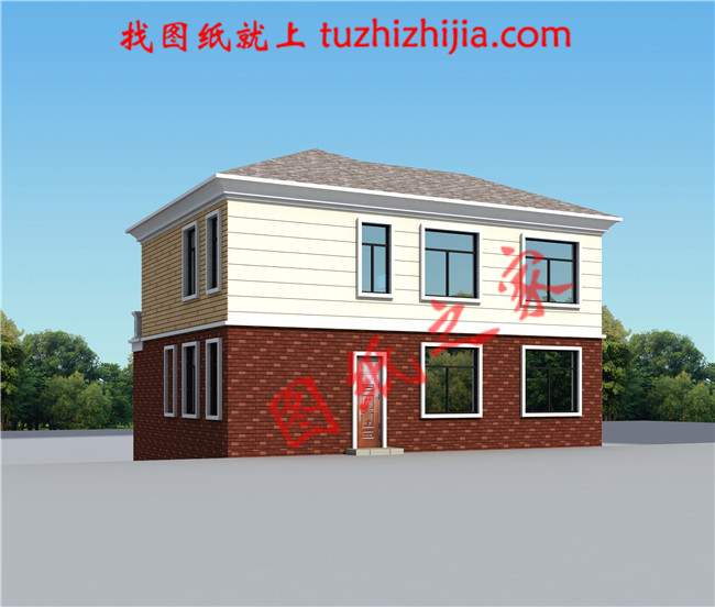 12x10米農(nóng)村建房圖紙,客廳中空,讓你后半輩子在稱贊聲中度過