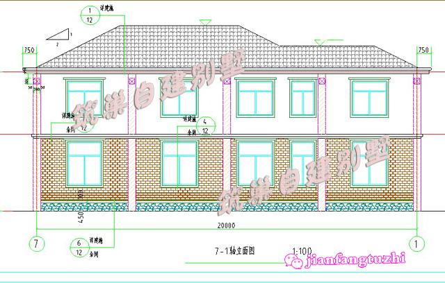 20x10米二層農村自建房別墅設計效果圖平面圖，建了這樣的房子，保證人人夸
