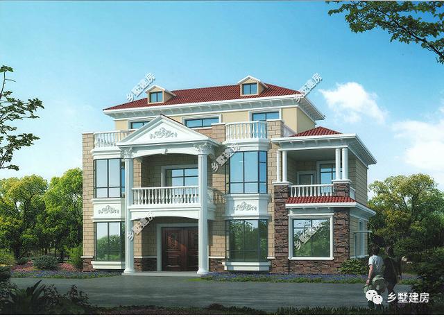 一套圖紙建兩棟別墅，在農村自建房就需要這樣的設計圖紙，既方便又省錢