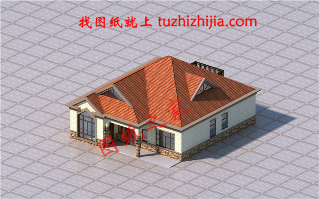 鄉(xiāng)下建房一層戶型圖，占地160平米，帶閣樓