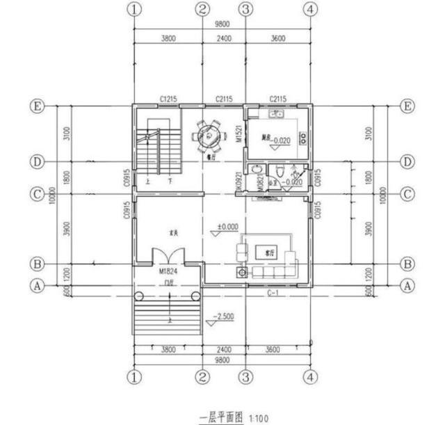10米開間30萬以內小戶型農村別墅設計圖，布局實用性和經濟性都不錯，怪不得這么受歡迎