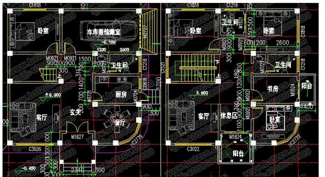 一套別墅，兩種布局設計，三層簡歐風格的別墅設計圖，造價只要28萬，建好驚艷鄰里鄉親