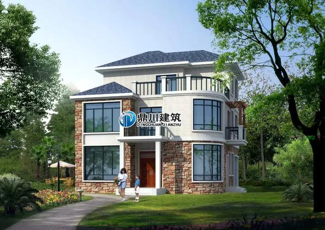 一套別墅，兩種布局設計，三層簡歐風格的別墅設計圖，造價只要28萬，建好驚艷鄰里鄉親