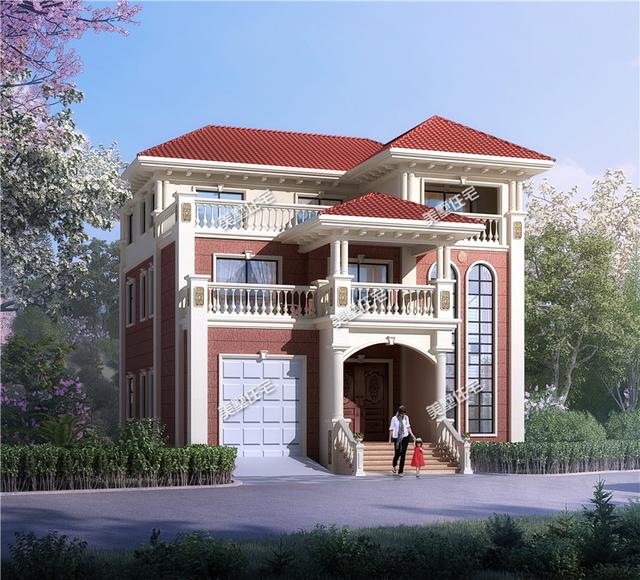 3款三層自建房別墅設(shè)計(jì)圖，歐式外觀內(nèi)在實(shí)用，設(shè)計(jì)華麗，戶型合理