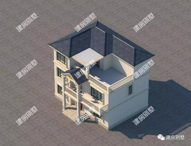 兩款簡約實用的三層別墅設計圖，不僅外觀簡約，而且布局實用