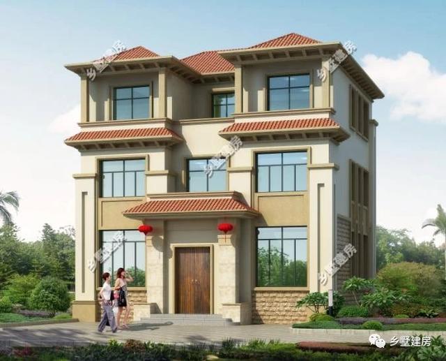 想回農(nóng)村自建房，款式太多不好選，這款49萬(wàn)農(nóng)村三層別墅設(shè)計(jì)圖就不錯(cuò)，保證跟別人不重樣