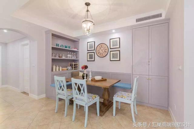 這樣小清新的別墅裝修，奢華大氣不浮夸，這種簡約歐式風你喜歡嗎？