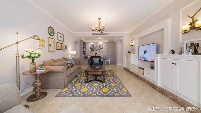 這樣小清新的別墅裝修，奢華大氣不浮夸，這種簡約歐式風你喜歡嗎？