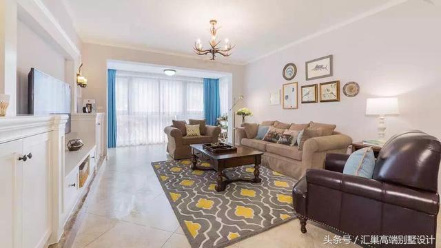 這樣小清新的別墅裝修，奢華大氣不浮夸，這種簡約歐式風你喜歡嗎？