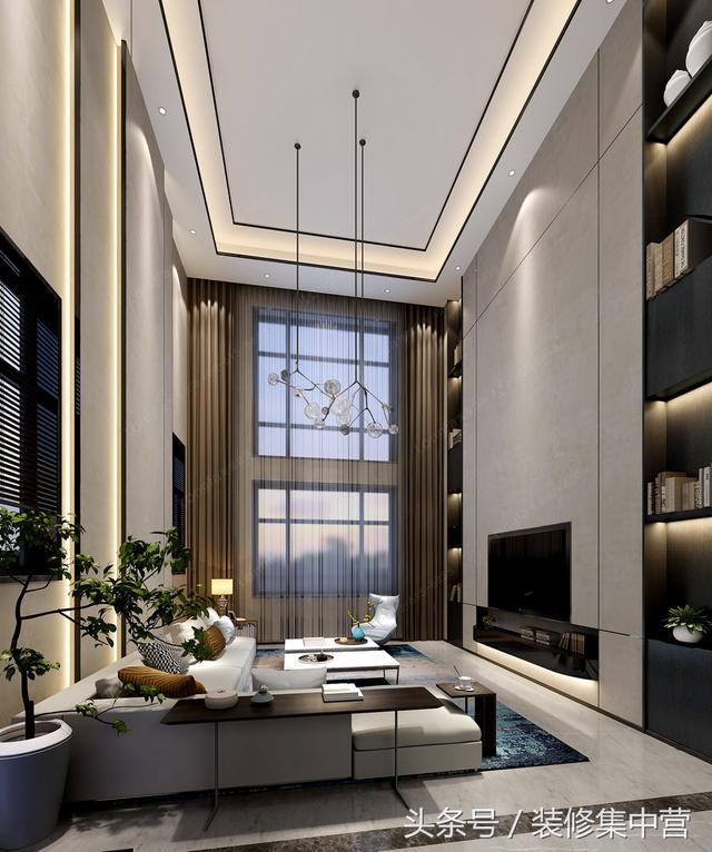 650㎡時尚混搭別墅裝修案例，多元化設(shè)計元素相結(jié)合，服裝可以混搭，房子也可以