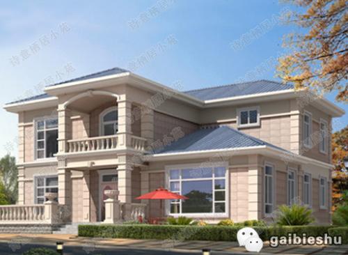 28萬15×11米3廳5臥帶主臥套房二層獨棟別墅設計效果圖，戶型雅觀精致