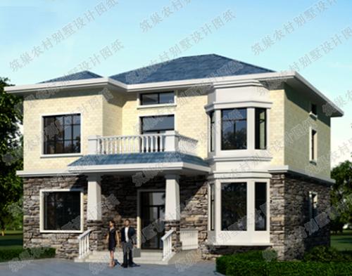 12×12米3廳5臥二層獨棟別墅設計圖紙，閣樓層+佛堂+旋轉樓梯，造價40萬左右，讓你擁有一個溫暖的家