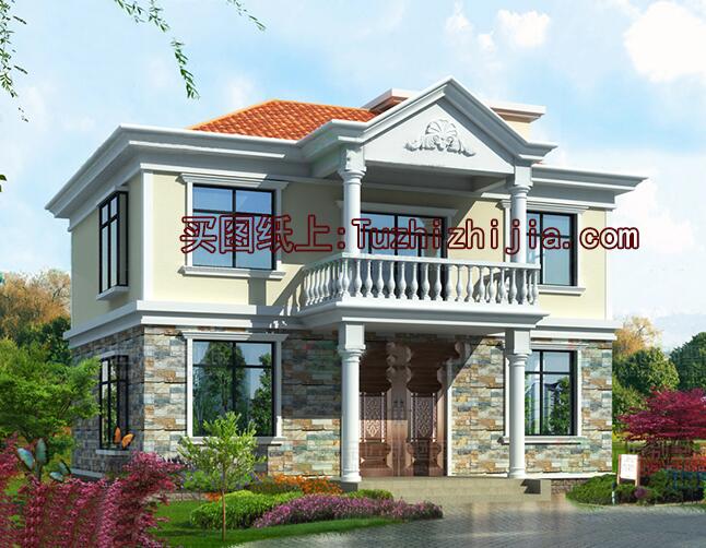 最好看的農(nóng)村二層樓房,第1款23萬建好，第2款25萬建好，但都喜歡第1款？