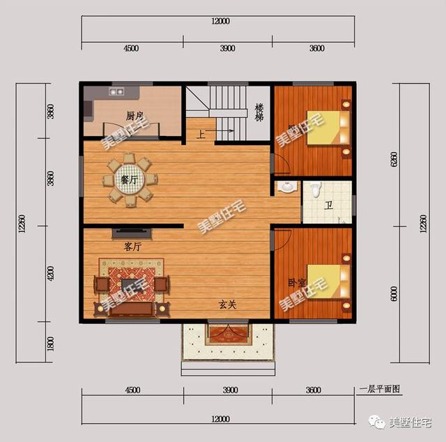 6棟等面寬的農村別墅設計圖，好看又實用，兩層三層都有，村里人看了都喜歡