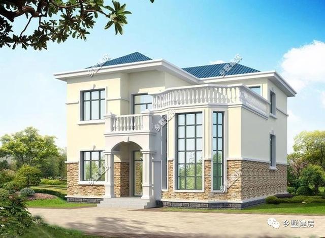 2款農(nóng)村三層別墅設(shè)計圖，豪華大氣，不到30萬卻建出了豪宅的效果！你會選哪款？