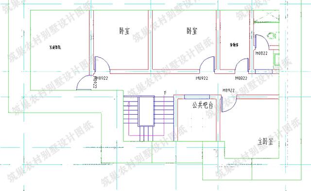 16×12米4廳8臥三層自建房，低調(diào)而穩(wěn)重，，造價30萬以內(nèi)，帶家庭影院+吧臺