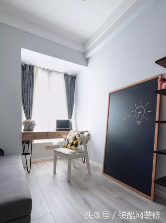 小戶型85㎡簡約北歐風3居室，軟硬裝花了17萬，儲物空間大，電視墻裝修最成功！