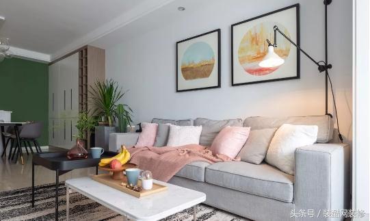 小戶型85㎡簡約北歐風3居室，軟硬裝花了17萬，儲物空間大，電視墻裝修最成功！