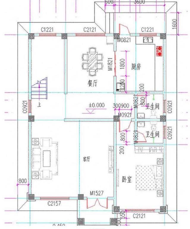 三層農村自建房，9.8*12.8，6間臥室，簡單實用。