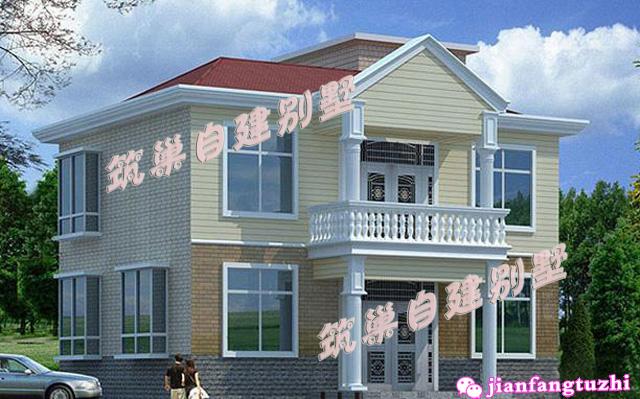 2款簡約二層農(nóng)村自建別墅設(shè)計圖，造價20萬以內(nèi)，經(jīng)濟實用。