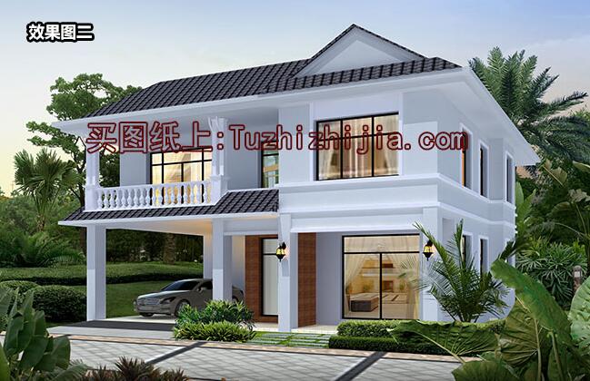 3款農村10萬元二層樓房設計圖，70-100平別墅，超實用！