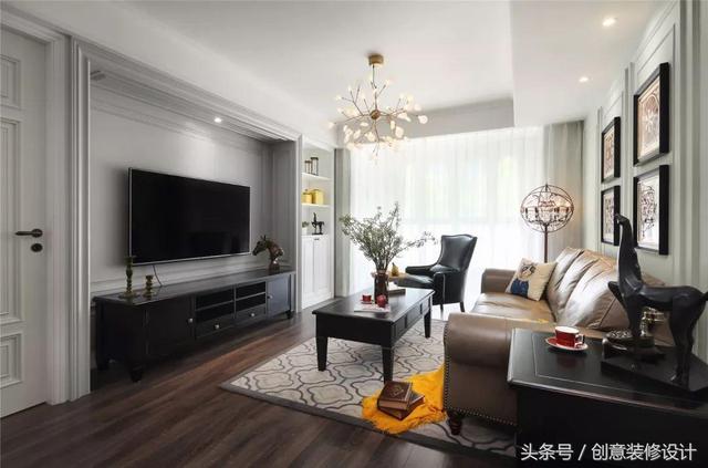 110㎡美式小三居用了32萬裝修，爸媽最滿意老人房的設計！