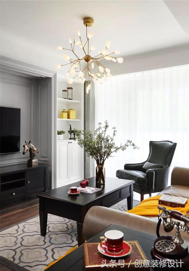 110㎡美式小三居用了32萬裝修，爸媽最滿意老人房的設計！