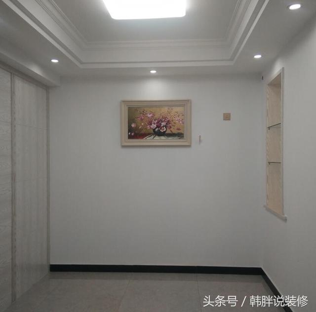 90㎡小三房簡裝8萬搞定，工薪階層新房裝修，瓷磚搭配大白墻。