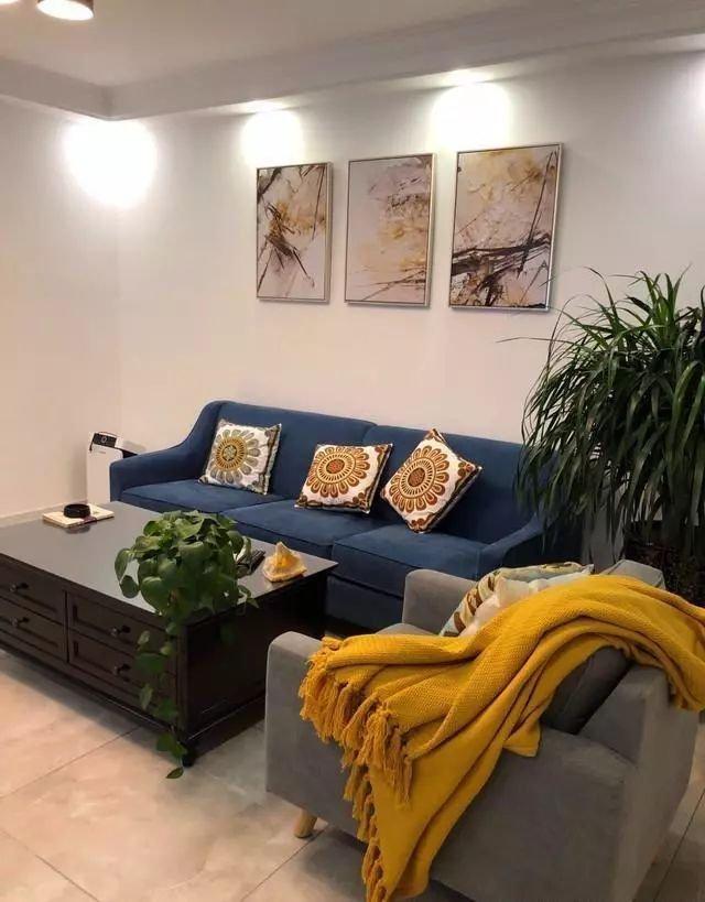 偏美式風格裝修，裝修4個多月，最滿意客廳裝修，榻榻米美觀又實用