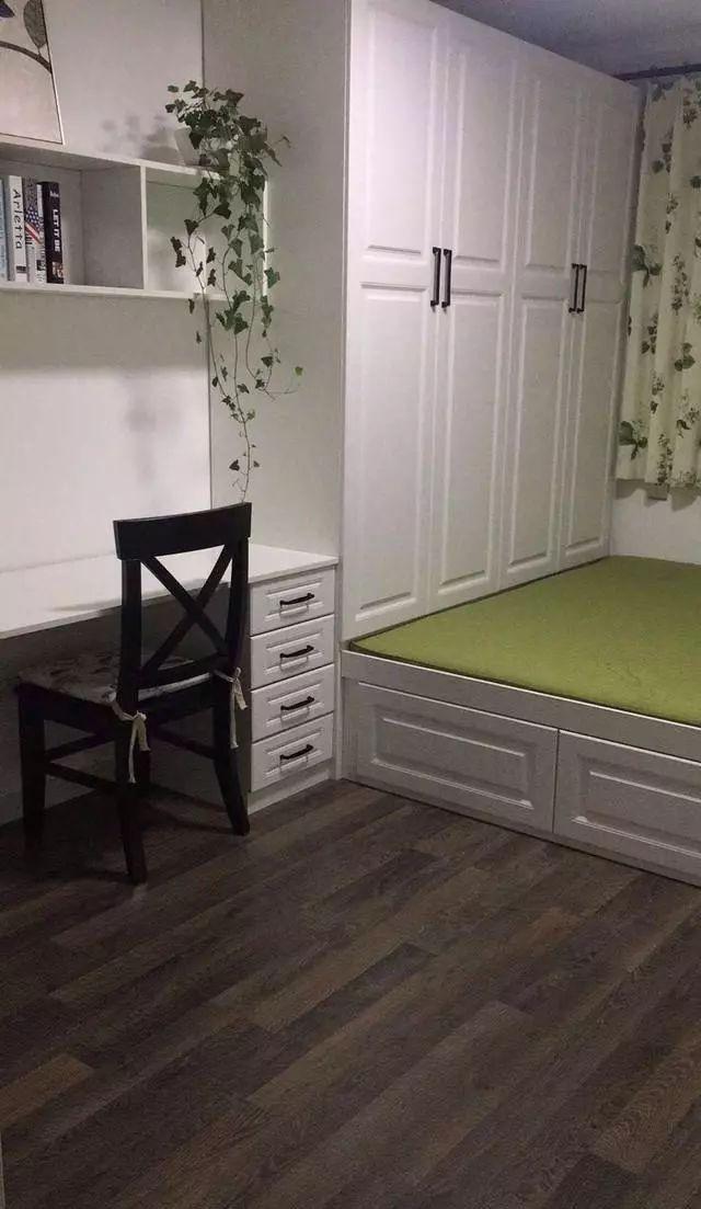 偏美式風格裝修，裝修4個多月，最滿意客廳裝修，榻榻米美觀又實用