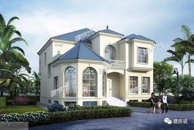 108㎡的三層別墅設計圖，宅基地小，別煩惱，一起來漲姿勢