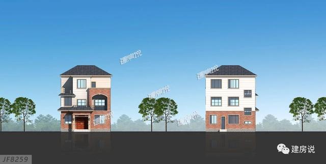108㎡的三層別墅設計圖，宅基地小，別煩惱，一起來漲姿勢