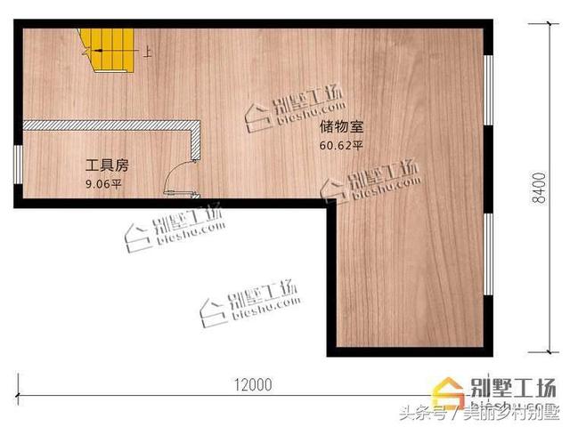 農村三層別墅設計圖，12X10.4m，經典三層歐式風格，造價30萬帶地下室復式客廳