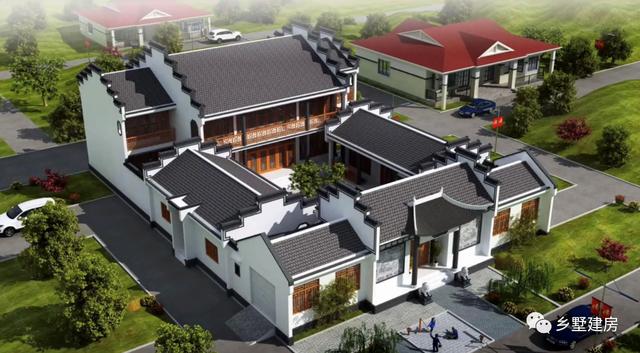 兩款新中式四合院設(shè)計圖，完美的將傳統(tǒng)與現(xiàn)代相結(jié)合，打造最適合你的別墅！