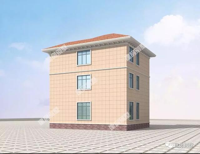 11.3×10米簡歐風格三層別墅圖，外觀自帶歐美風情，布局實用有格調，主體30萬建好