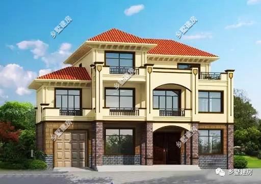 兩款造型經(jīng)典又實用的三層農(nóng)村別墅圖，主題造價才30萬
