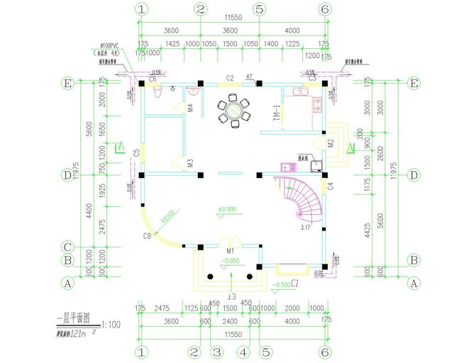 4層農(nóng)村自建房設(shè)計圖11.55米*11.9，經(jīng)濟(jì)實用，比較適合多人口之家！