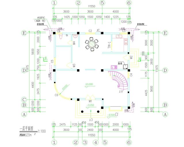 4層農(nóng)村自建房設(shè)計圖11.55米*11.9，經(jīng)濟(jì)實用，比較適合多人口之家！