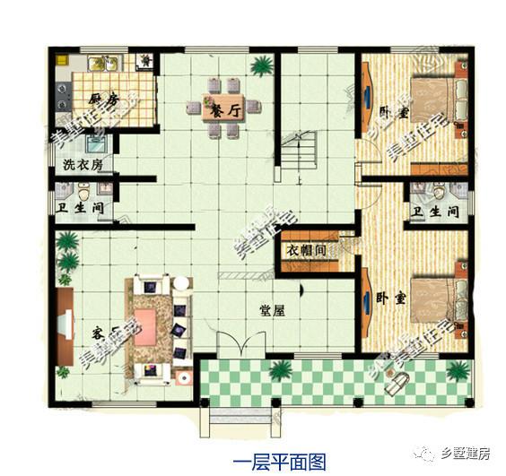 兩款款別致小洋樓設計圖，張揚而又接地氣，建一棟超有面子！