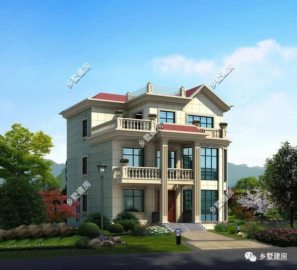 兩款款別致小洋樓設計圖，張揚而又接地氣，建一棟超有面子！