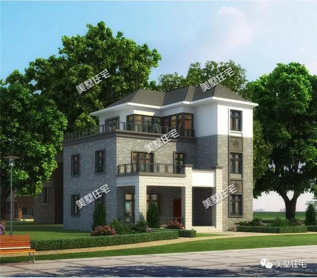 3套新中式風(fēng)格的別墅戶型圖，造價(jià)30萬左右，造型更符合現(xiàn)代人的審美