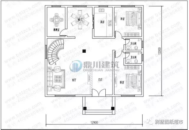 15套漂亮三層復式別墅戶型圖，4套帶旋轉樓梯， 經濟實用，美觀大氣，我們一起來看看吧