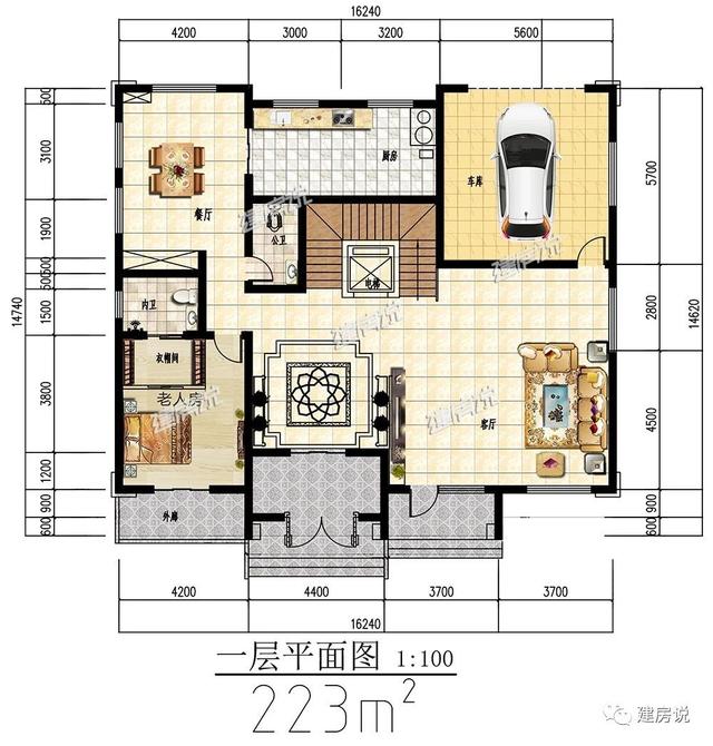 一款三層新中式別墅，讓你在鄰居面前驕傲一輩子，有實(shí)力就是那么自信！