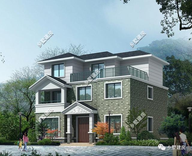 10X9米農村三層小別墅設計圖，不僅造價經濟，框架結構只要37萬，布局也是獨特！