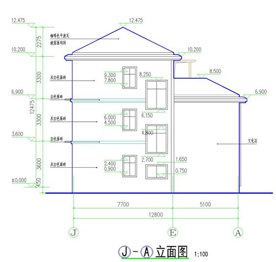 三層經(jīng)典小別墅設計圖，造型別致大方，造價低，非常適合農村自建房！